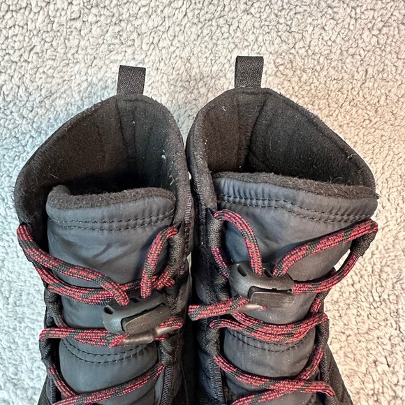 Sorel Insulted Ankle Boots Girls Kids size 3 Black Hiking Trail Outdoor Shoes - Picture 3 of 11